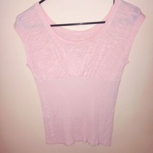 One Step Up pink top